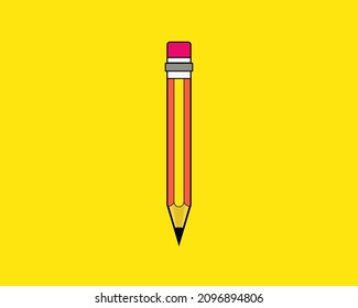 Vector Pencil. Pencil icon logo. Pencil designs. Vector illustrations