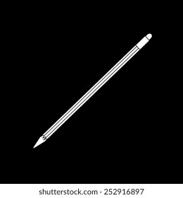 Vector Pencil Icon on a black background