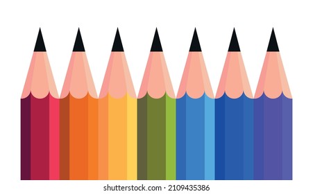 Vector pencil icon for work.