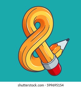 Vector pencil illustration