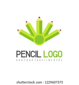 vector of pencil logo 