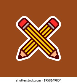 Lápiz vectorial. Agitador de lápiz. Lápiz.