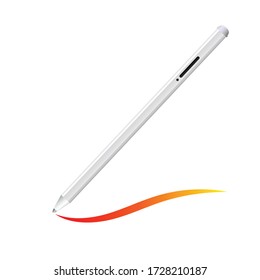 vector of pencil tablet for drawing art
