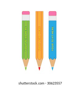 Vector pencils icon