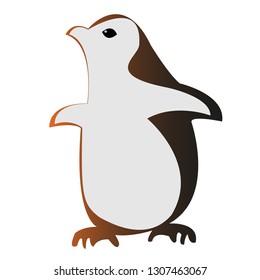 Vector penguin illustration