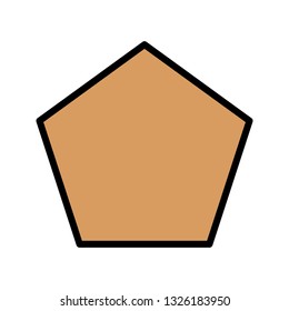 Vector Pentagon Icon
