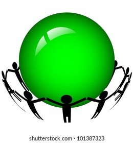 Vector - people around the world