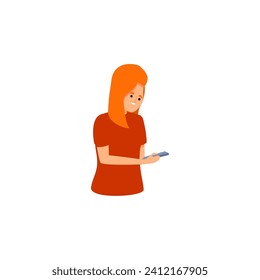 vector of people with care and red clothes vector