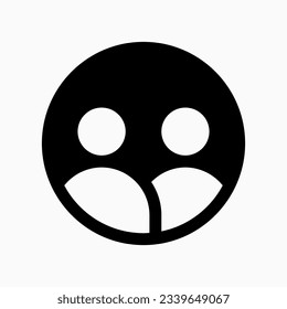 Personas vectoras, comunidad, icono de grupo de usuarios. Fondo blanco y negro. Perfecto para aplicaciones e interfaces web, infografías, presentaciones, marketing, etc.