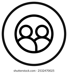 Vector de personas, comunidad, icono de grupo de usuarios. Perfecto para interfaces de App y Web, infografías, presentaciones, marketing, etc.