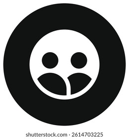 Vector people, community, user group icon. Perfect for app and web interfaces, infographics, presentations, marketing, etc.