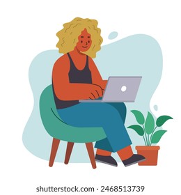 Vector de personas haciendo tareas de oficina, tareas universitarias, juegos usando computadoras portátiles
