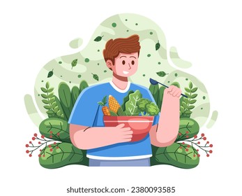 Vector: People enjoying a plant-based meal, symbolizing well-being, sustainability, and the joy of vegetarian or vegan choices.
Perfect for web, infographic, banner, animation, etc.