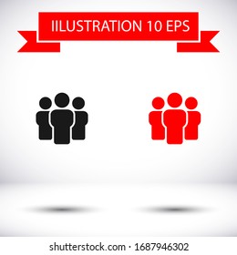 Vector people icon design 10 eps illustration