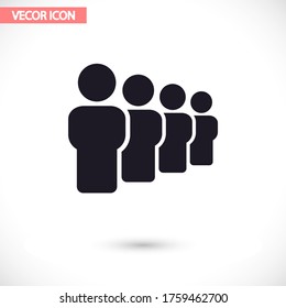 Vector people icon design 10 eps illustration