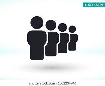 Vector people icon design 10 eps illustration