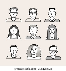Vector People Icons Set