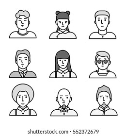 Vector People Icons Set