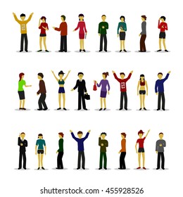 Vector people set