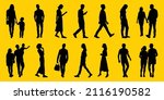 Vector people silhouette. Best people profile.