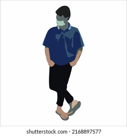 
vector people wearing casual clothes