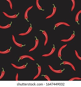vector peppers and background work