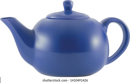 vector perfect blue teapot mesh technique