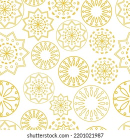 Vector. Perforated bright patterns Papel Picado pattern on a colored background. Hispanic Heritage Month. Polygonal seamless pattern for web banner, poster, cover, splash, social network.