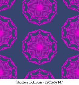 Vector. Perforated bright patterns Papel Picado pattern on a colored background. Hispanic Heritage Month. Polygonal seamless pattern for web banner, poster, cover, splash, social network.