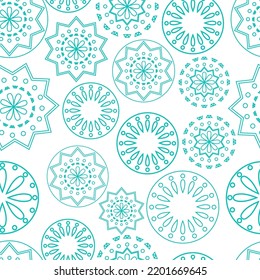 Vector. Perforated bright patterns Papel Picado pattern on a colored background. Hispanic Heritage Month. Polygonal seamless pattern for web banner, poster, cover, splash, social network.