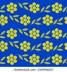 Vector. Perforated color patterns, hand-drawn pattern, embroidery. Ethnic seamless pattern. Hispanic Heritage Month. Seamless pattern for web banner, poster, cover, screensaver, social network.
