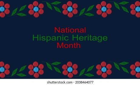 Vector. Perforated colored patterns, hand-drawn Papel Picado pattern. Hispanic Heritage Month. Polygonal pattern for web banner, poster, cover, splash, social network.