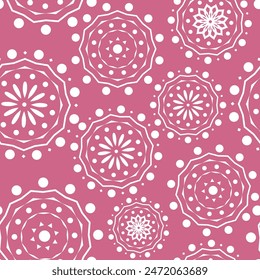 Vector. Perforated geometric patterns Papel Picado pattern. Hispanic Heritage Month. Polygonal seamless pattern for poster, cover, social network; for textiles, wallpaper, packaging, wrapping paper.