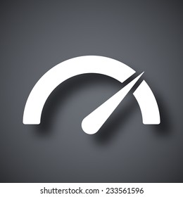 Vector performance measurement icon