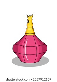 vector perfume bottle mockup, vector for banner stickers and others