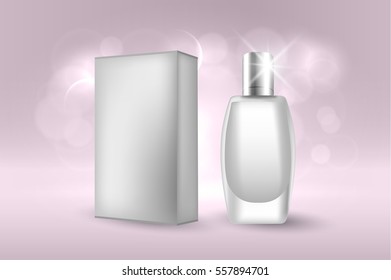 Vector perfume bottle.Perfume spray bottle design.