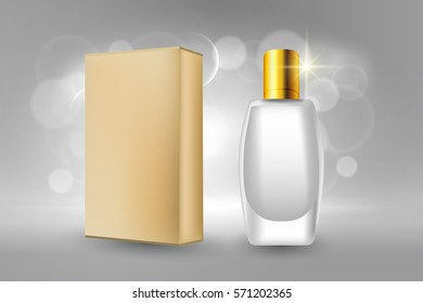 Vector perfume bottle.Perfume spray bottle design.