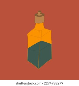 Vector Perfume icon. Retro perfume illustration for print, web, mobile and infographics isolated on white.