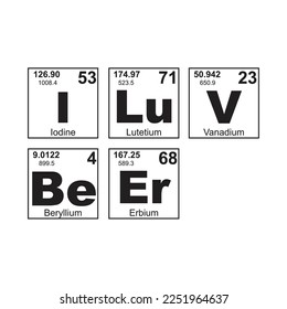 vector periodic table design quote