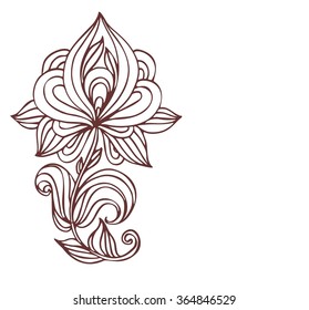  VECTOR,  permanent , tattoo, tattooed, henna, mehndi,  India