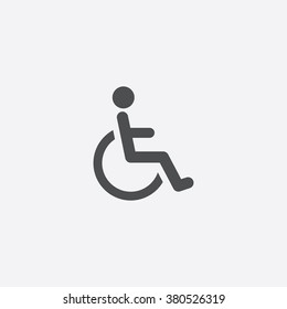 Vector- Person with a disability icon