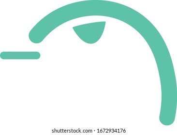vector of person doing stretching, white background