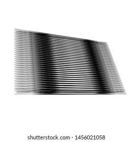 vector perspective design element. black isolated on white lines and rectangle template 