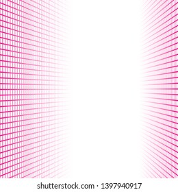 Vector perspective illustration consisting of pink squares tiles. Creative abstract pixel, tile, mosaic geometric background, banner. Pattern for your kitchen, bathroom, floor, pool, roof.