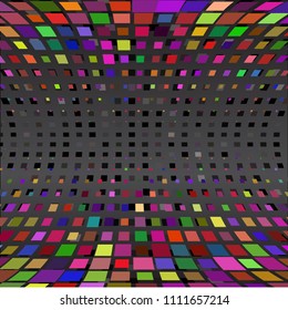 vector perspective rectangle background