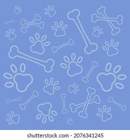 vector pet pattern for textile