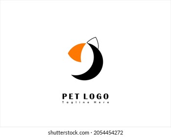 Plantilla de diseño del logotipo de Vector Pet Shop
