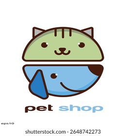 Vector Pet Shop logo design template