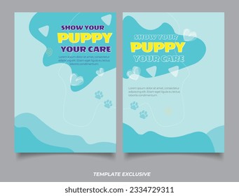 Vector pet shop social media banner post template