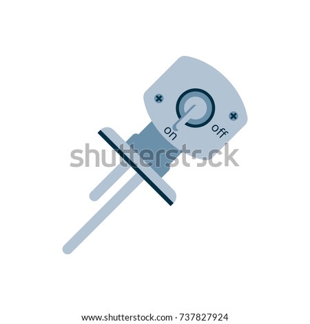 Vector petcock picture of a flat design.